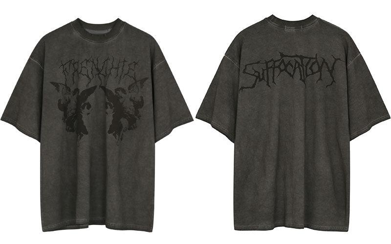 Retro Loose Street Sports T-shirt For Men All Products