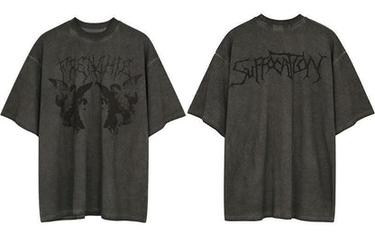 Retro Loose Street Sports T-shirt For Men All Products