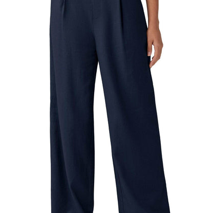Loose Casual And Comfortable Pocket Straight-leg Pants For Women MuddyStock