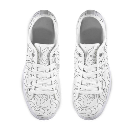 Seattle Low Top Men's Shoes With Abstract Design