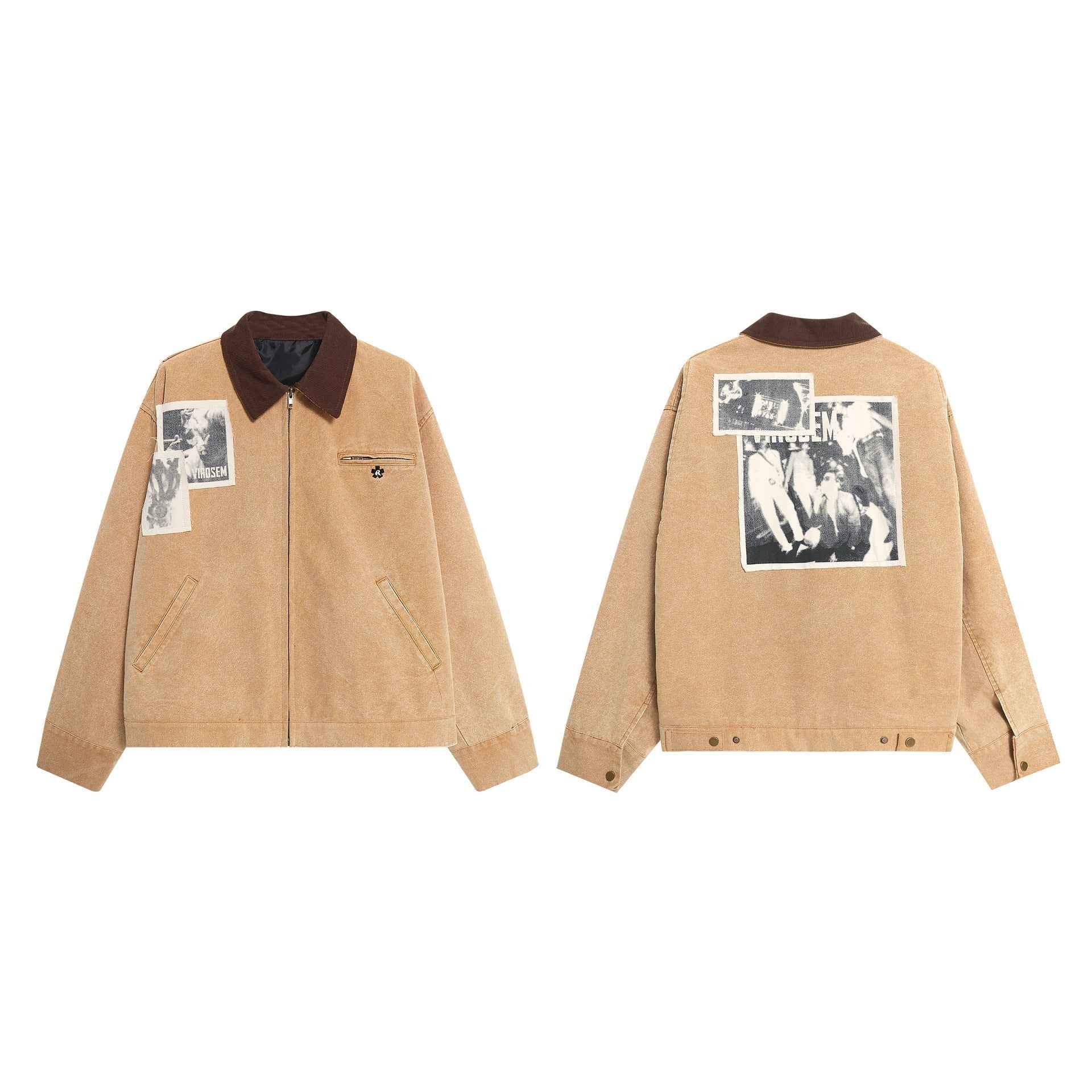 American Retro Loose Jacket For Men And Women MuddyStock