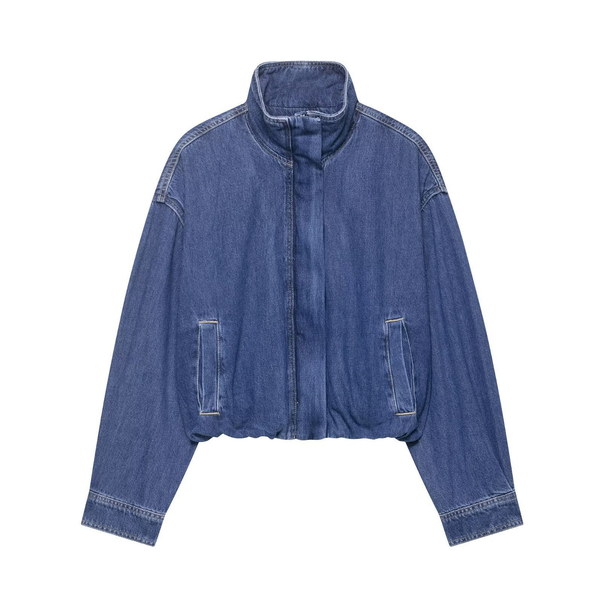 Early Autumn Casual All Match Denim Jacket Coat Blue All Products