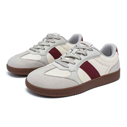 Wide Toe Retro German Men's Shoes WS53157079 Beige Red null