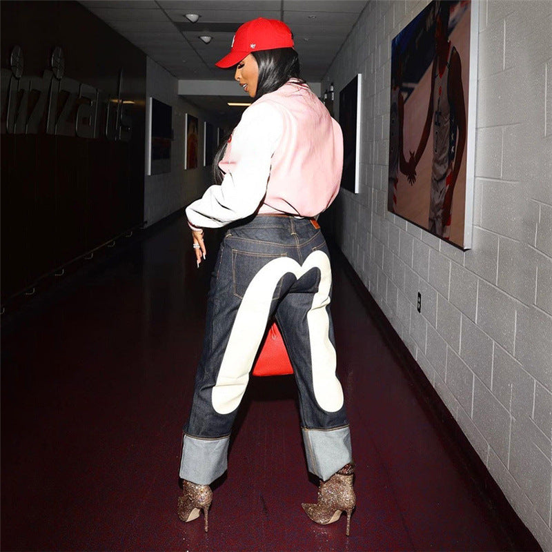 Embroidery Fit Patchwork Jacket For Women MuddyStock