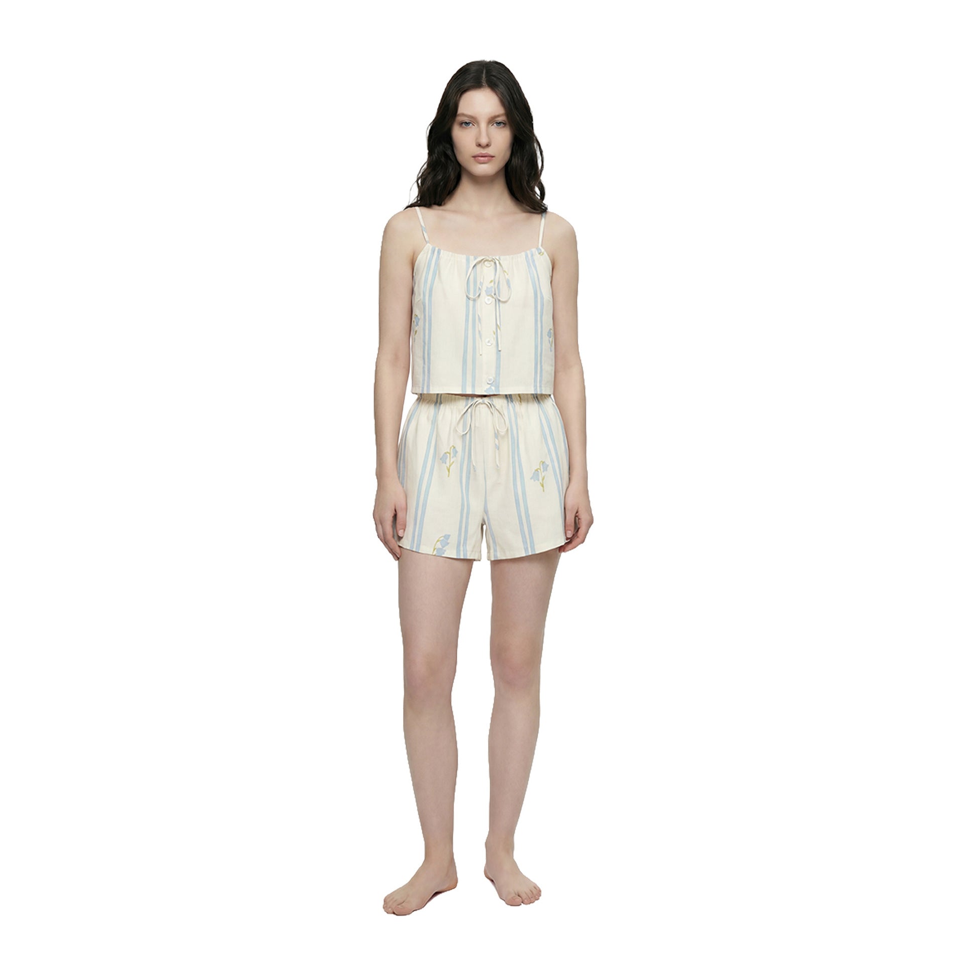 Top + Shorts Casual Women's Set