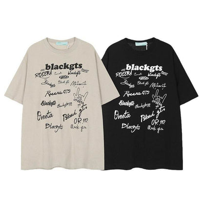 Loose Cotton Casual Couple's Tops For Men And Women MuddyStock