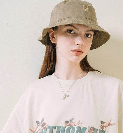 Round Neck Loose Short Sleeve Printed T-shirt For Men And Women MuddyStock