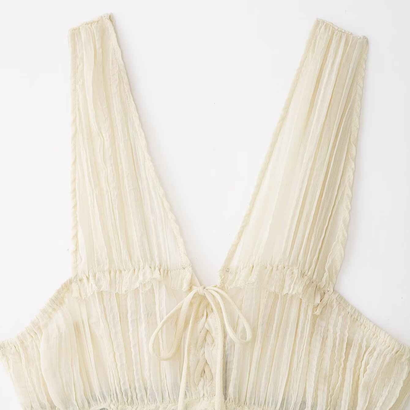Sleeveless Spliced Camisole Top For Women
