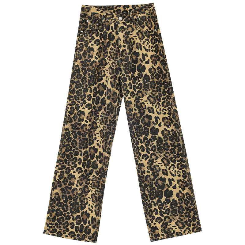 Leopard Pattern Jeans For Women | MuddyStock Originals Black MuddyStock