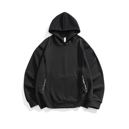 Fashion Personality Rivets Hooded Sweater For Men And Women MuddyStock