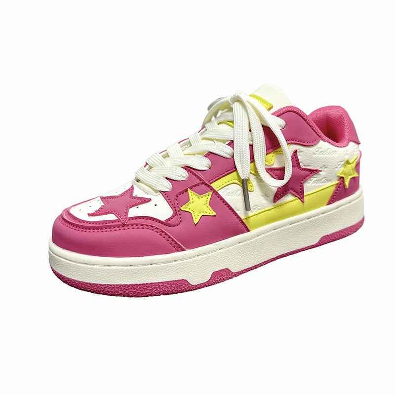 Retro Five-pointed Star Lightweight Trendy Board Shoes For Men And Women null