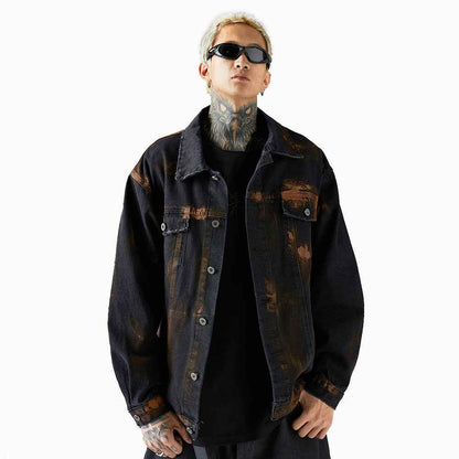 Ripped Jacket For Men MuddyStock