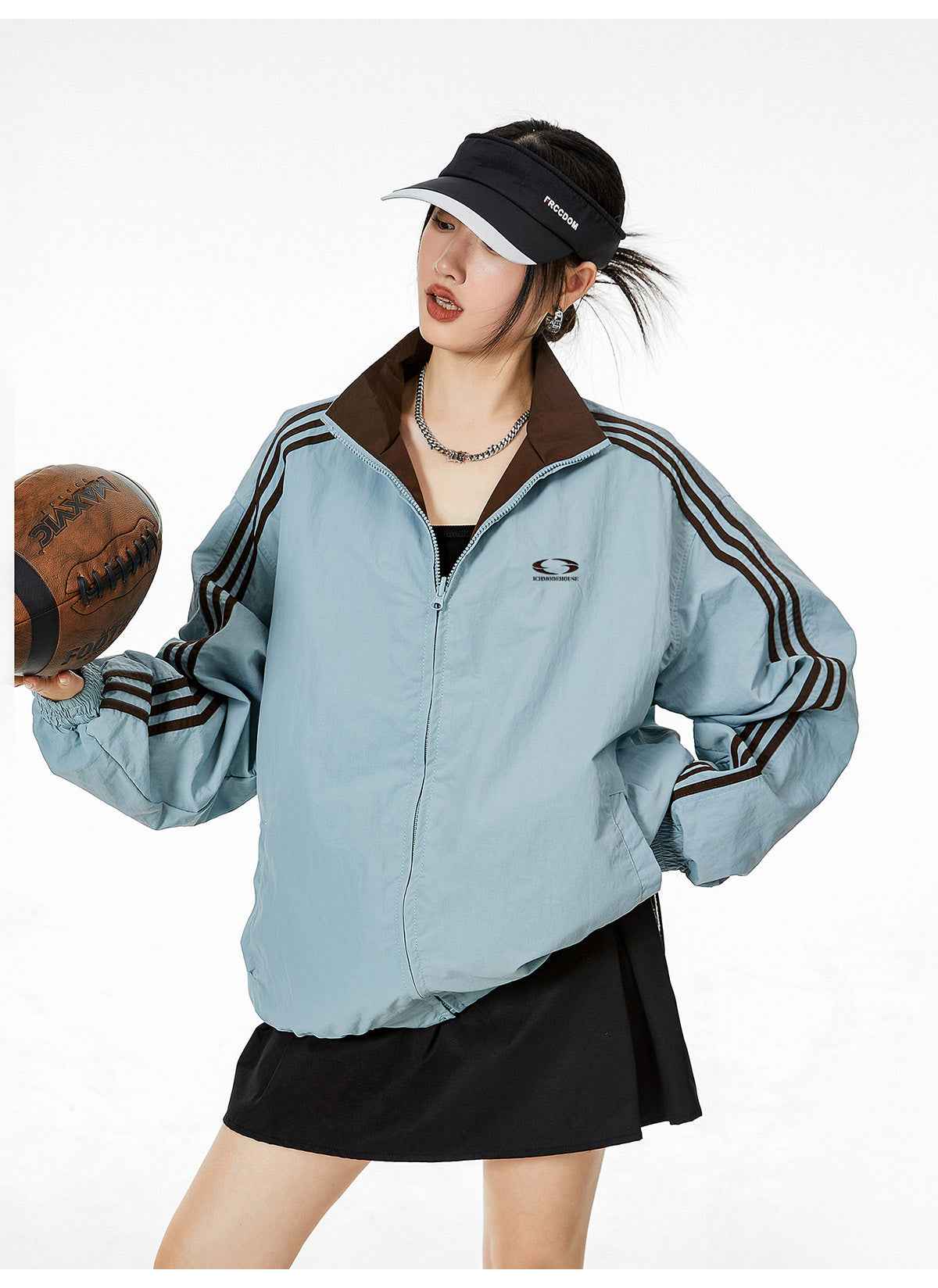 Women's Double-sided Loose Leisure Sports Jacket MuddyStock