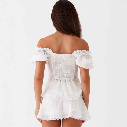 Women's Fashion Woven Ruched Wrap Top All Products