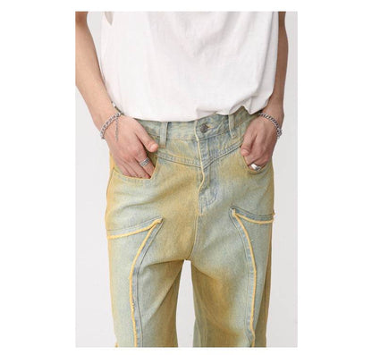 New High Street Retro Loose Distressed Popular Loose Jeans MuddyStock