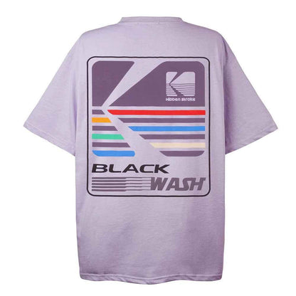 Striped Pattern Printed Short-sleeved T-shirt For Men null