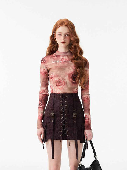 Mesh Bottomed Top For Women MuddyStock