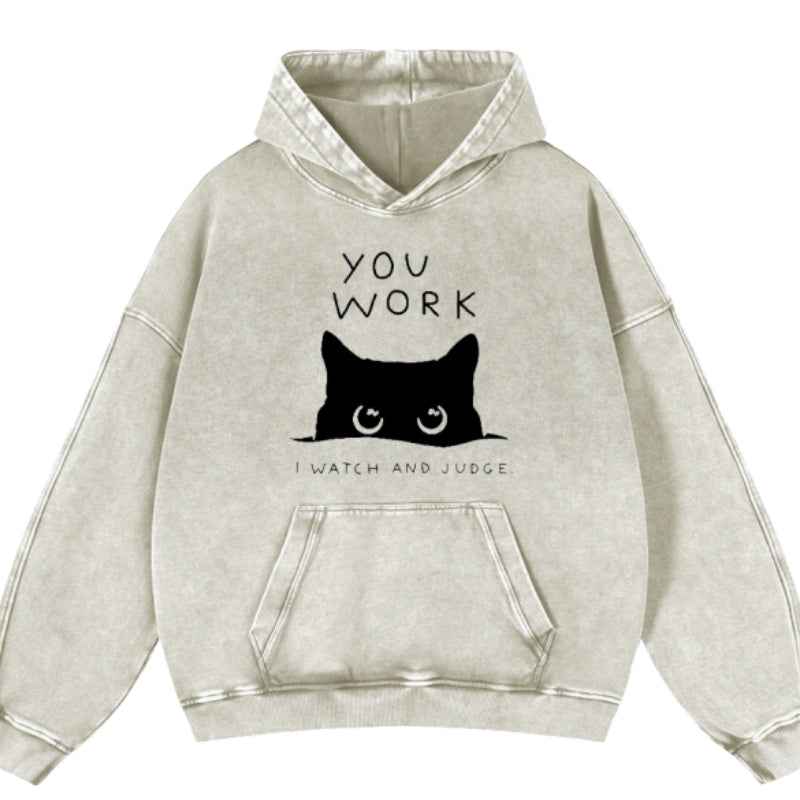 Loose Batik European Hoodie For Women Beige MuddyStock