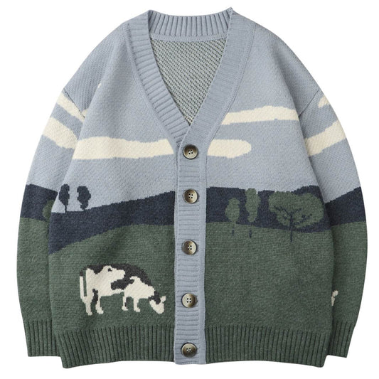 Oversize Streetwear Loose Cardigan For Women MuddyStock
