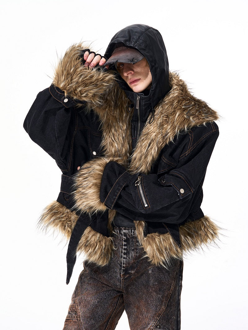 Advanced Quilted Fur Patchwork Jacket For Women MuddyStock All Products