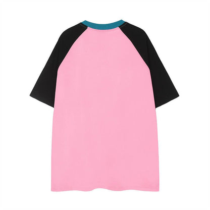 Cartoon Abstract Printing Cotton T-shirt For Men And Women MuddyStock