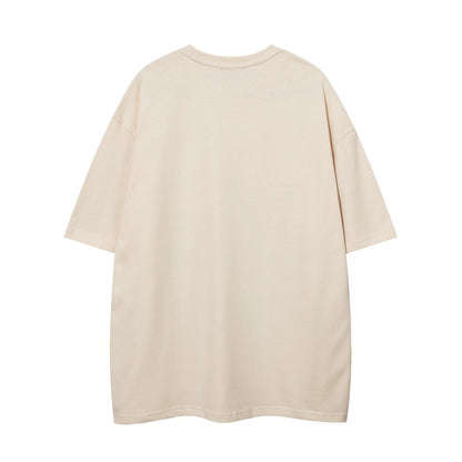 Fashion Cotton Short-sleeved T-shirt For Men And Women