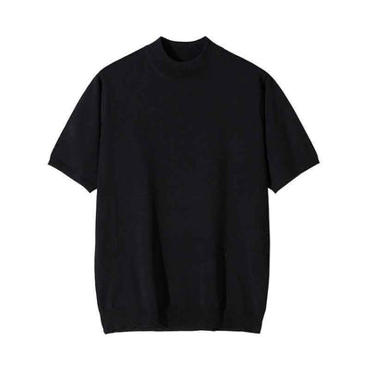 Half Turtleneck Knitted T-shirt MuddyStock