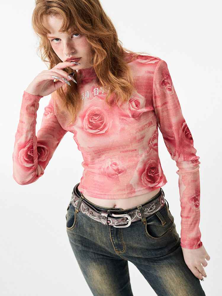 Mesh Bottomed Top For Women MuddyStock