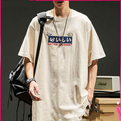 Print On The Back Of Japanese Trend T-shirts MuddyStock