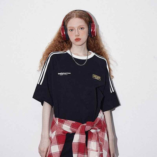 Retro Short Sleeve T-shirt For Women MuddyStock