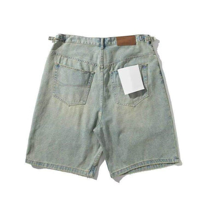 Ripped Denim Shorts For Men MuddyStock