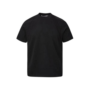 Air Layer Stitching Short Sleeve For Men Black