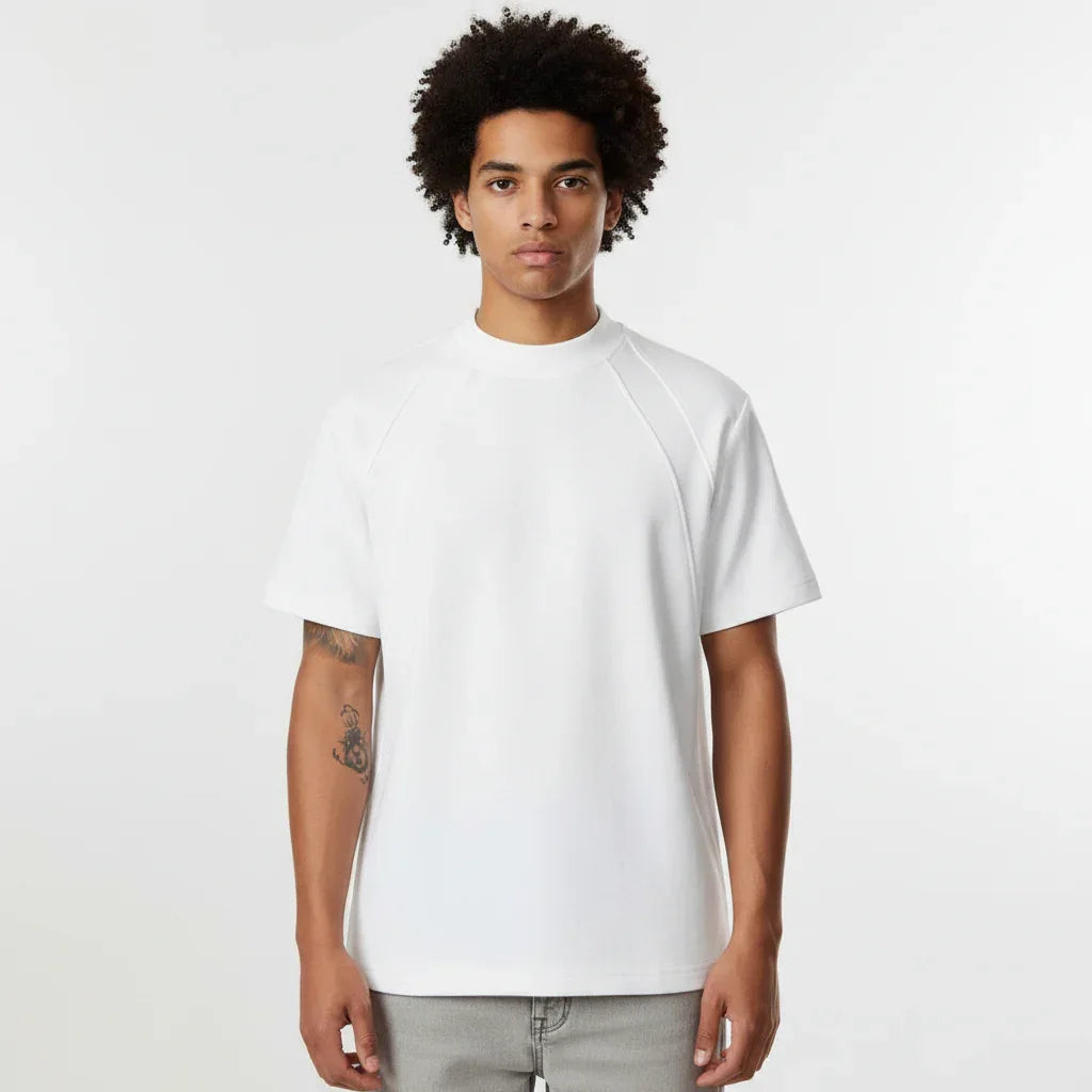 Air Layer Stitching Short Sleeve For Men MuddyStock