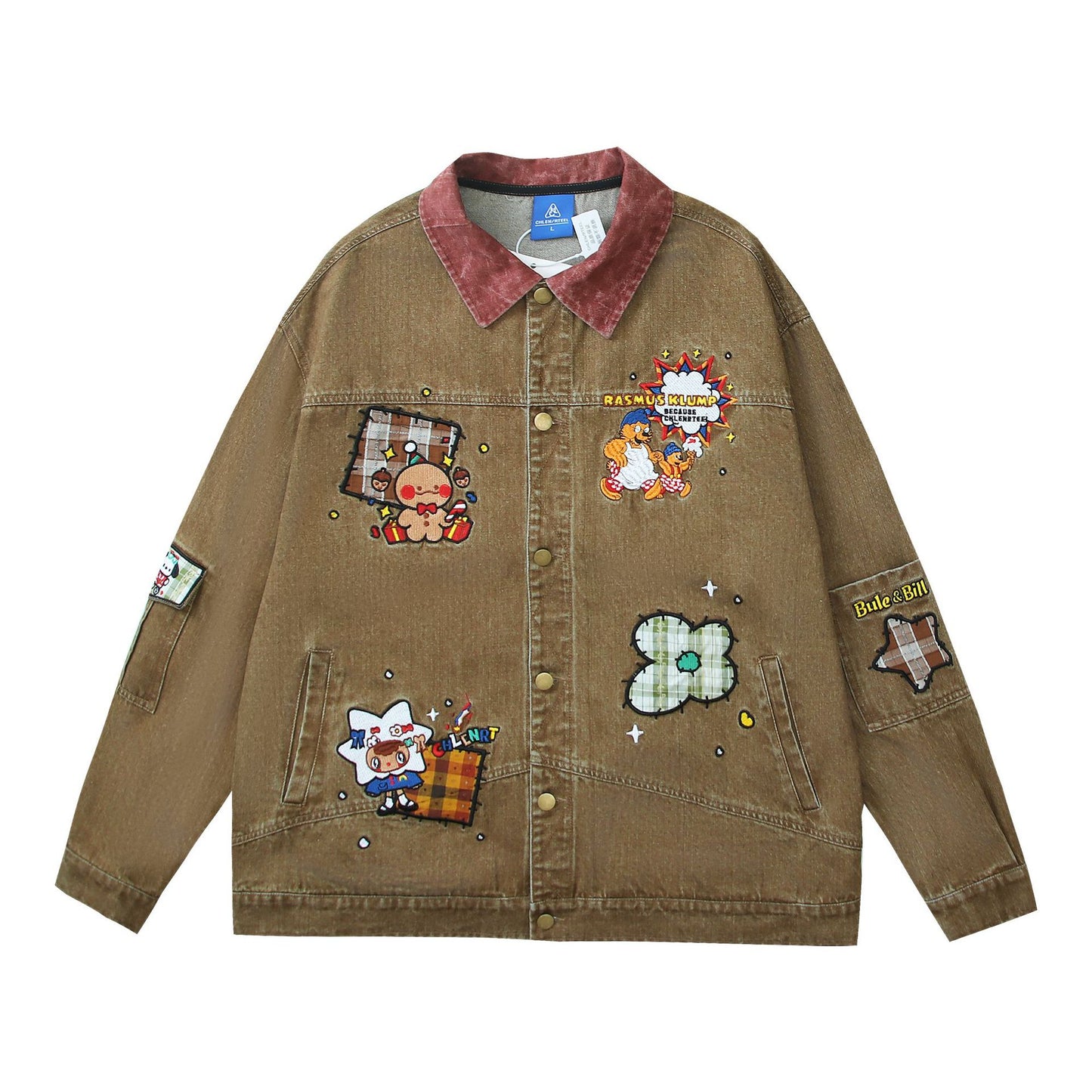 Antique Embroidered Jacket For Women Brown MuddyStock null