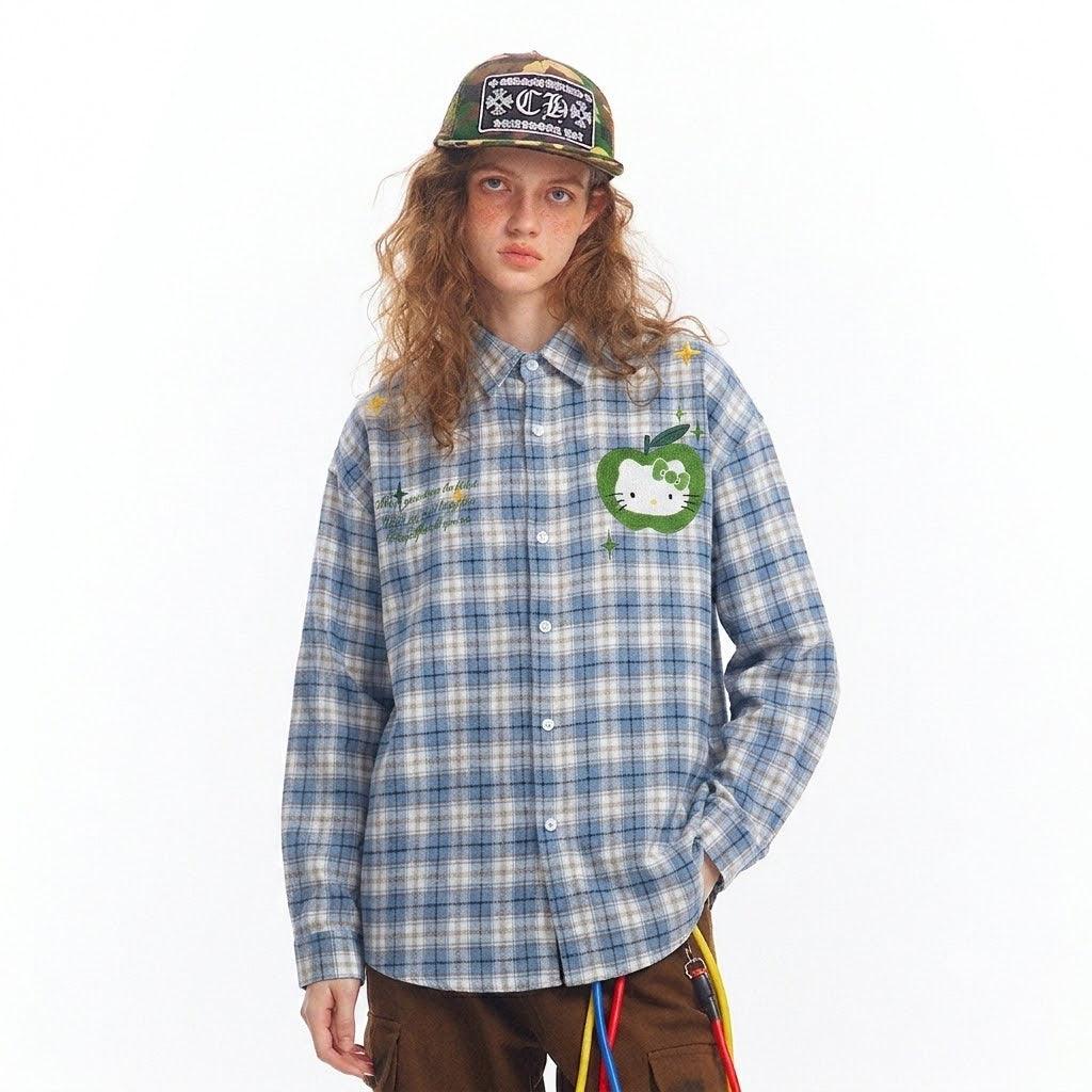 Plaid Long Sleeve Shirt For Women | MuddyStock Originals