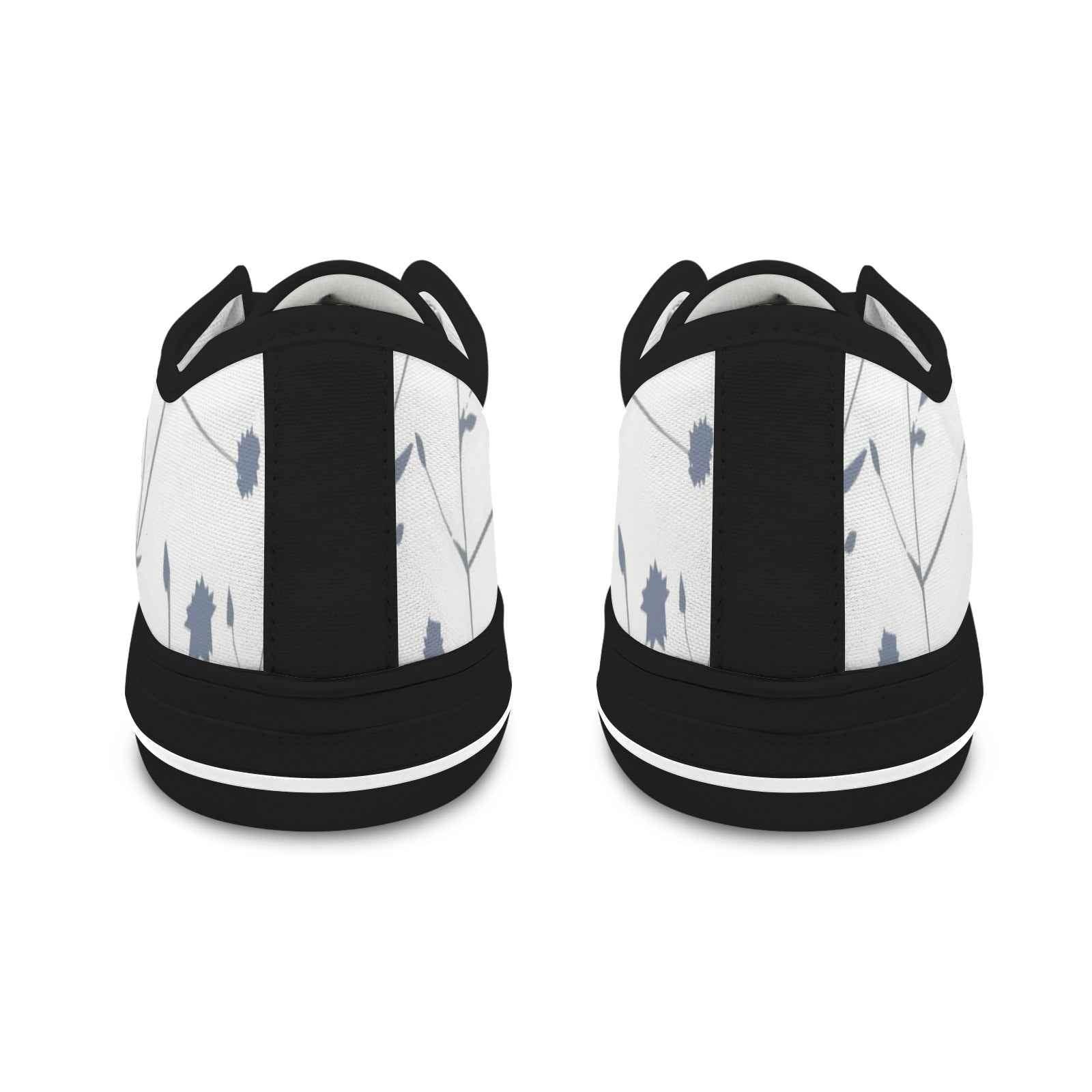 Seattle Low Top Women's Flower Design Shoes