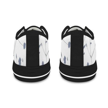 Seattle Low Top Women's Flower Design Shoes