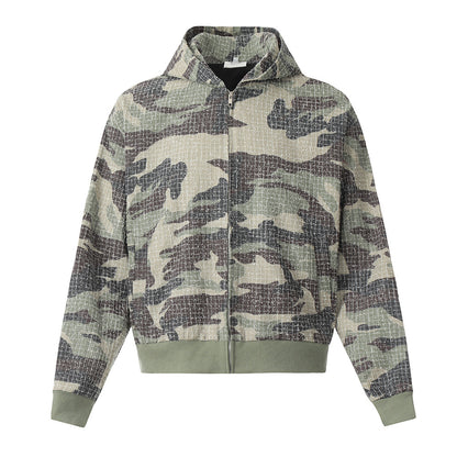 European And American Men's Loose Short Hoodie