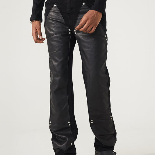 Straight Leg Fashion Pants For Men