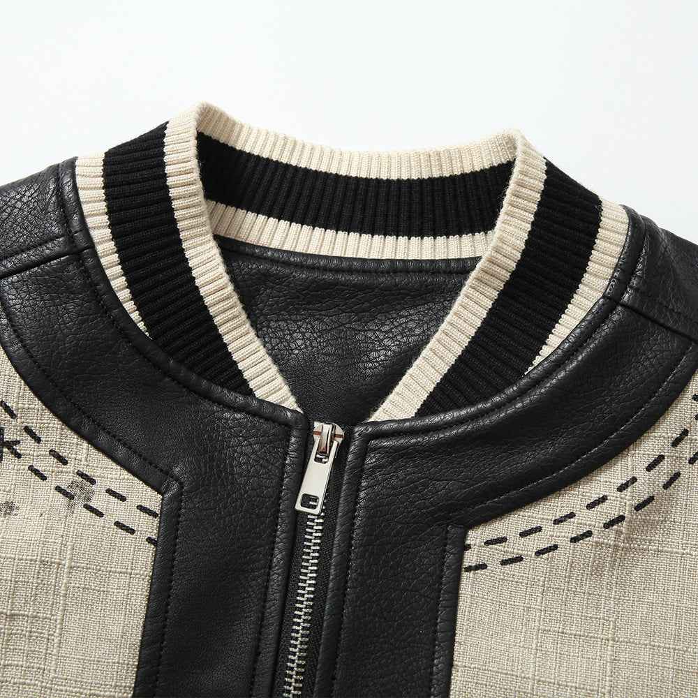 American Retro Angel Wings Statue Printed Loose Jacket For Men MuddyStock