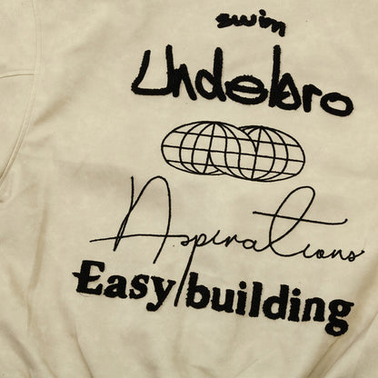 Letter Embroidery Creative Biker's Jacket For Men MuddyStock