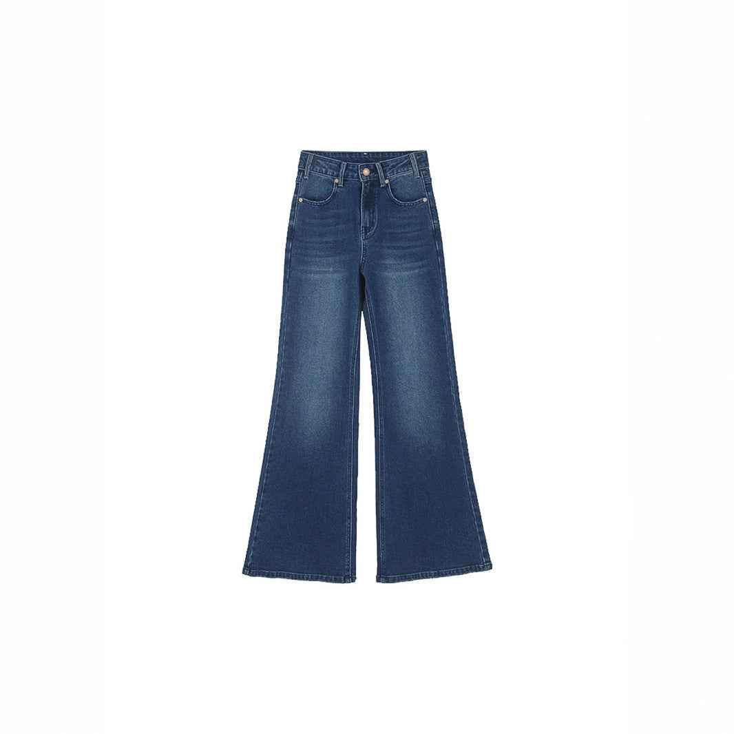 Women's Autumn New High Waist Slimming And Straight Wide Leg Mop Pants MuddyStock