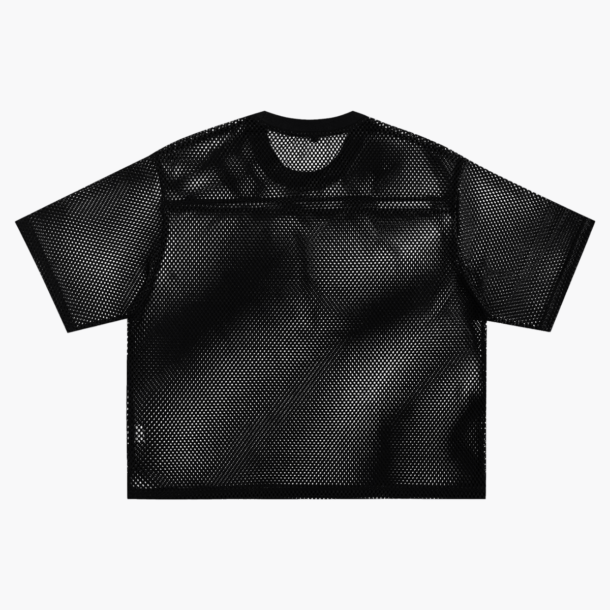 See-through Boxy Net T-Shirt For Men