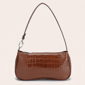 Women's Fashion Crossbody Shoulder Handbag Dark Brown