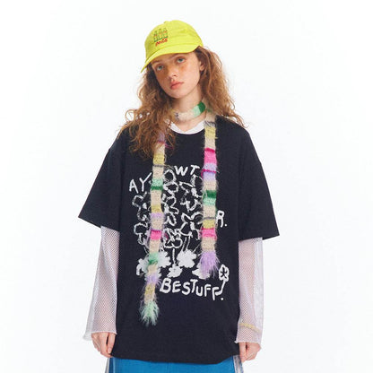 Women's Loose Casual Short-sleeved Top MuddyStock