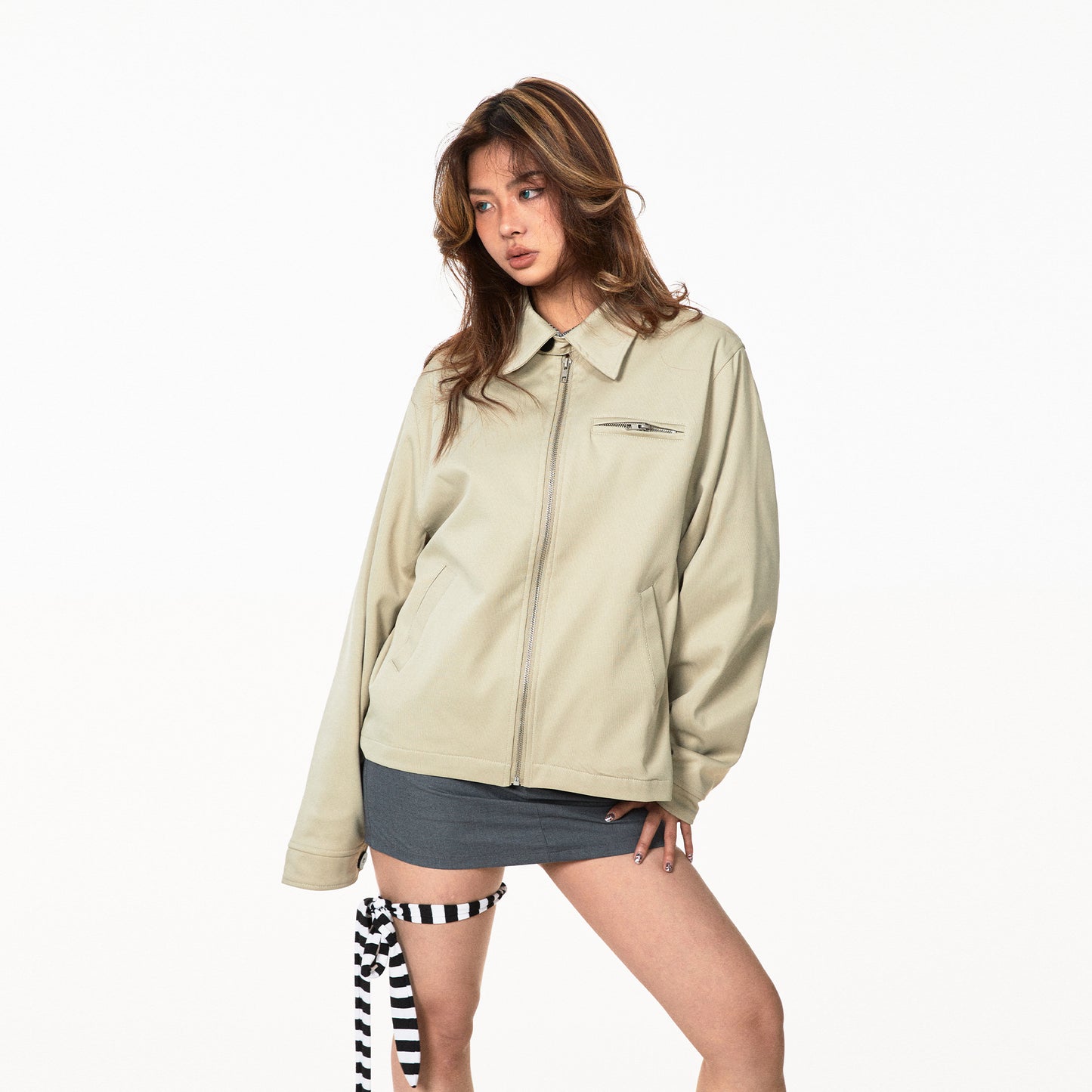 American Retro Short Lapel Jacket For Women MuddyStock