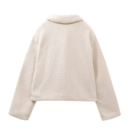 Fashionable All-match Fleece Short Jacket All Products