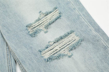 Fashion Knife Ripped Jeans For Men MuddyStock