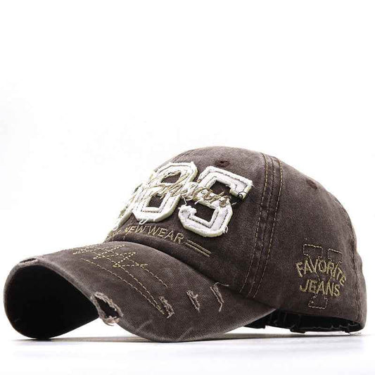 New Spring And Autumn Outdoor Cap Washed Baseball Cap MuddyStock