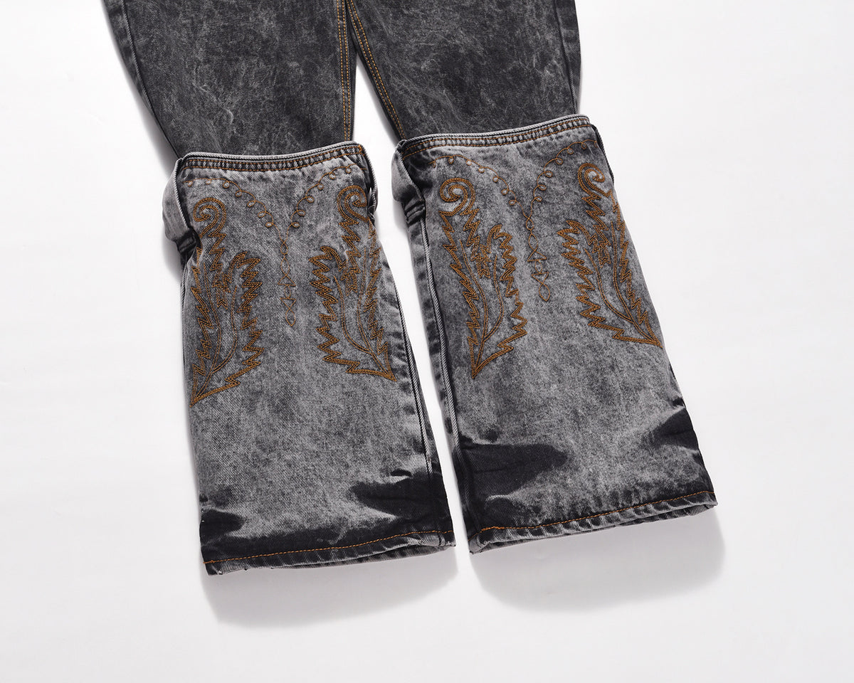 Unique Design Straight Pants For Men And Women